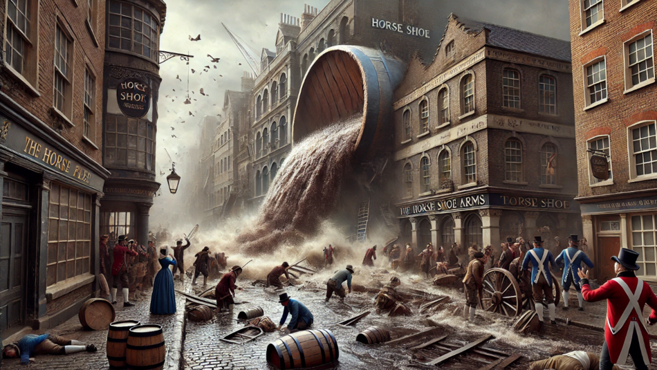 Inundación de cerveza en Londres en 1814